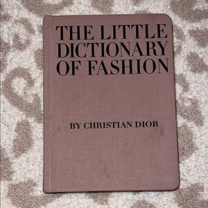 Christian Dior The Little Dictionary of Fashion Book